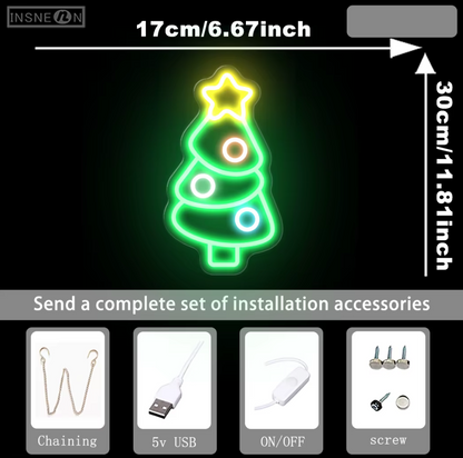 Christmas Tree Neon Sign