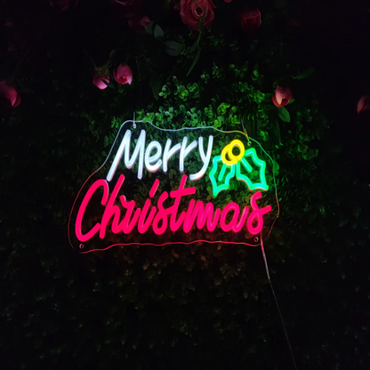 Merry Christmas Neon LED Sign