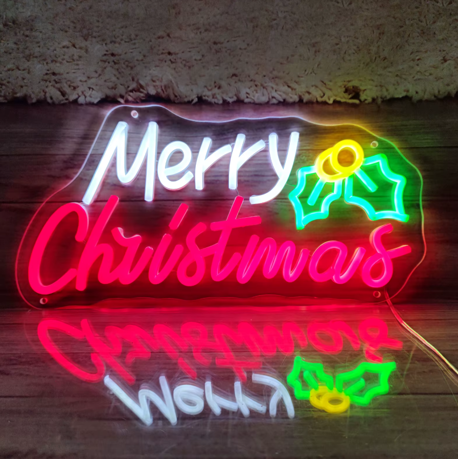 Merry Christmas Neon LED Sign