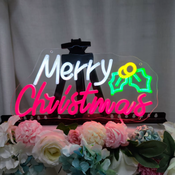 Merry Christmas Neon LED Sign