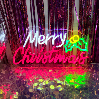 Merry Christmas Neon LED Sign