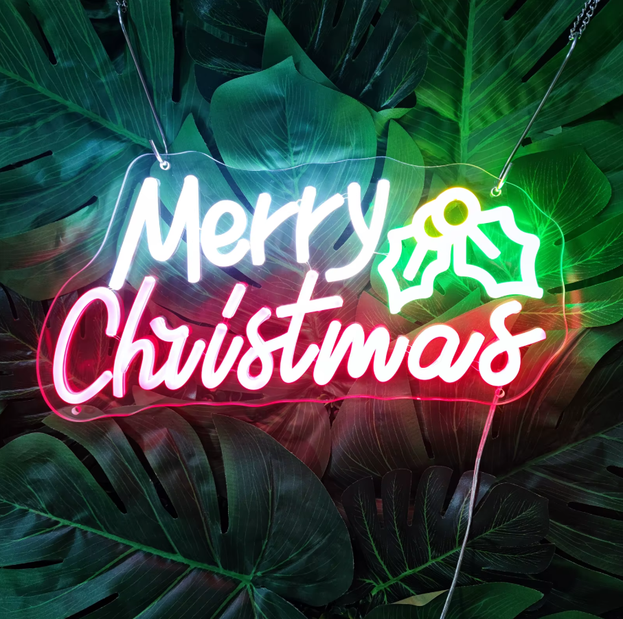 Merry Christmas Neon LED Sign